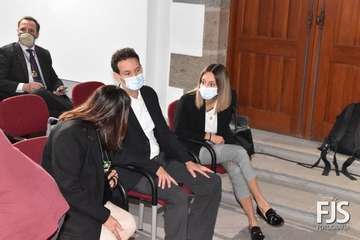 Entrega del título de Hijo Predilecto a Luis Arencibia a título póstumo/Francisco Javier Santana y TA.